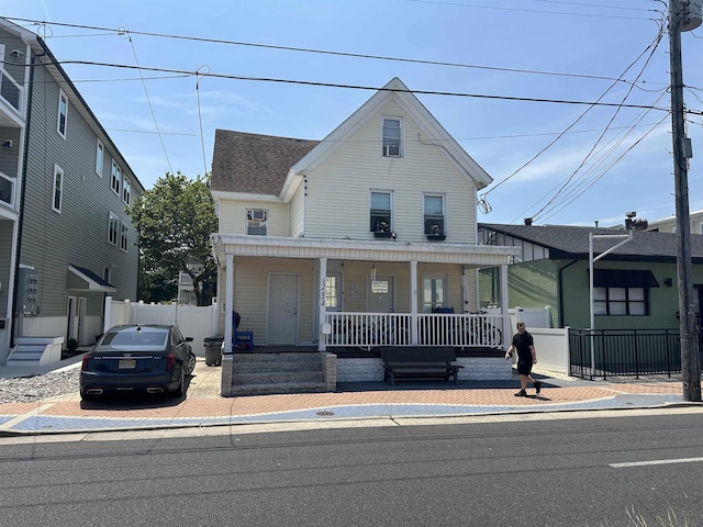 view of front of house featuring covered porch