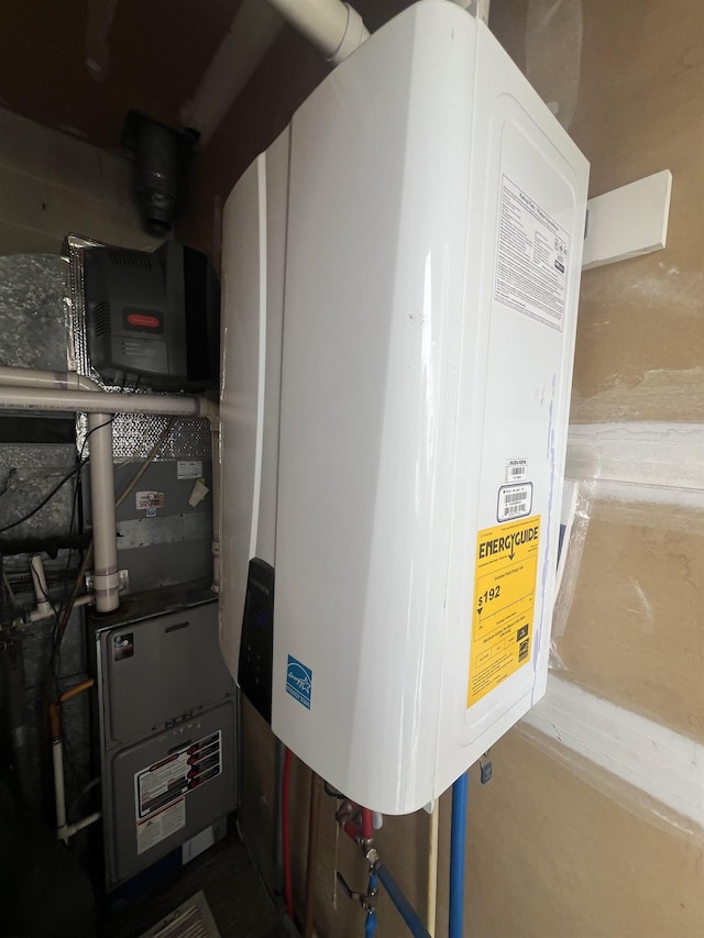 utilities with tankless water heater