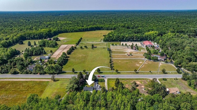 1731 Rte 47, Eldora, NJ 08270 - aerial overview of property's location with a heavily wooded area