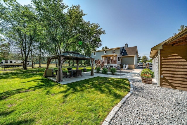 1731 Rte 47, Eldora, NJ 08270 - view of yard featuring a gazebo and a patio area