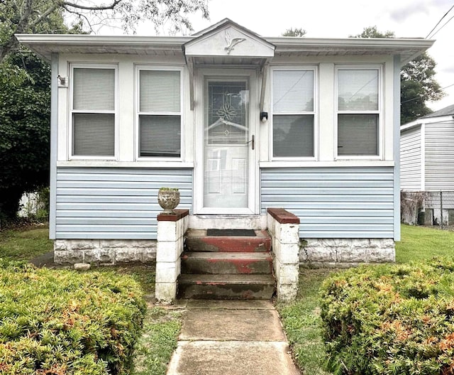 view of front of home