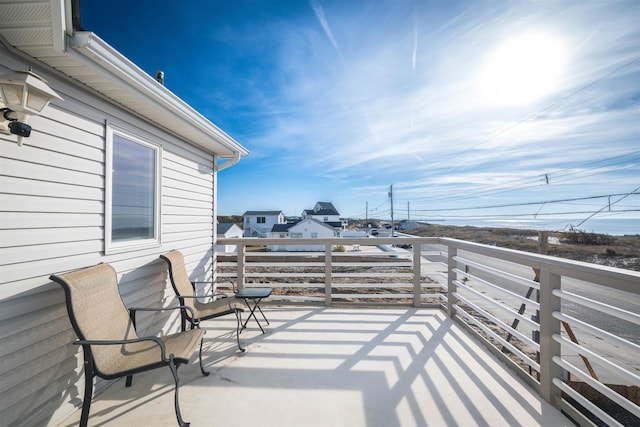 view of patio / terrace featuring a balcony