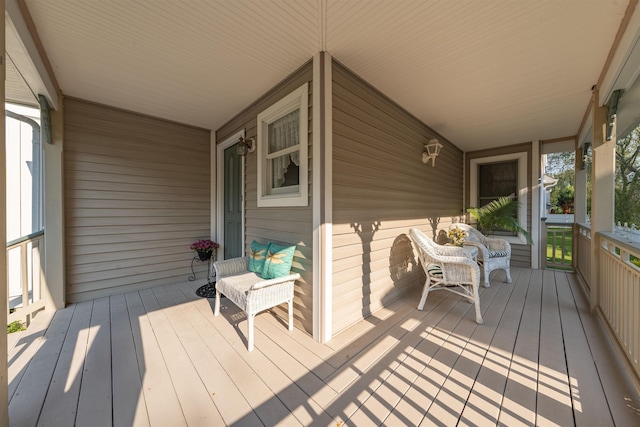 119 Stevens St, West Cape May, NJ 08204 - view of wooden porch