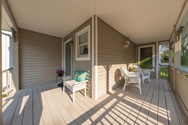 119 Stevens St, West Cape May, NJ 08204 - view of wooden porch