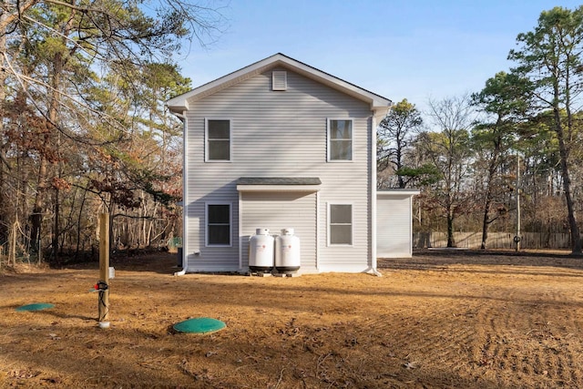 view of back of property