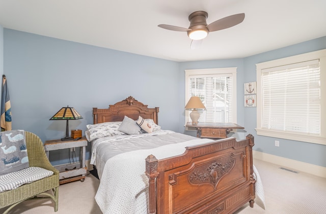 74 W 7th St, Avalon, NJ 08202 - bedroom featuring carpet flooring and a ceiling fan