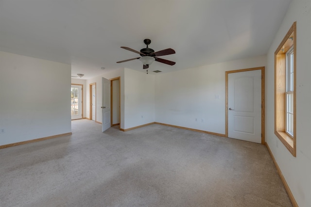 15 4th Ave, Cape May Court House, NJ 08210 - empty room featuring light carpet and ceiling fan