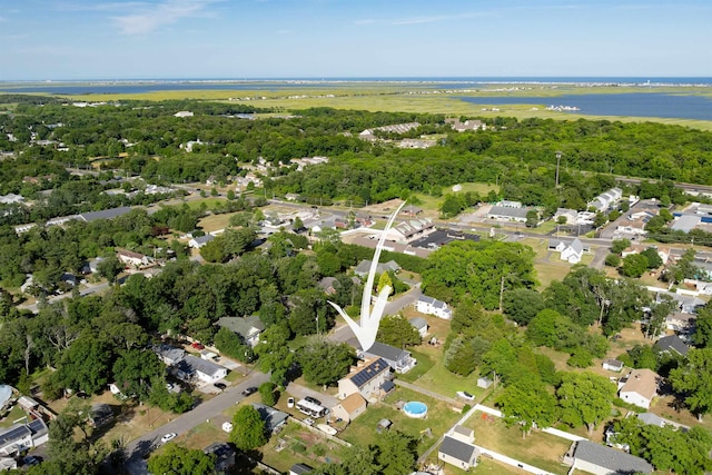 15 4th Ave, Cape May Court House, NJ 08210 - aerial overview of property's location featuring a large body of water and nearby suburban area