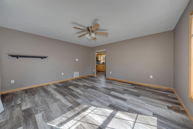 15 4th Ave, Cape May Court House, NJ 08210 - spare room featuring ceiling fan and wood finished floors