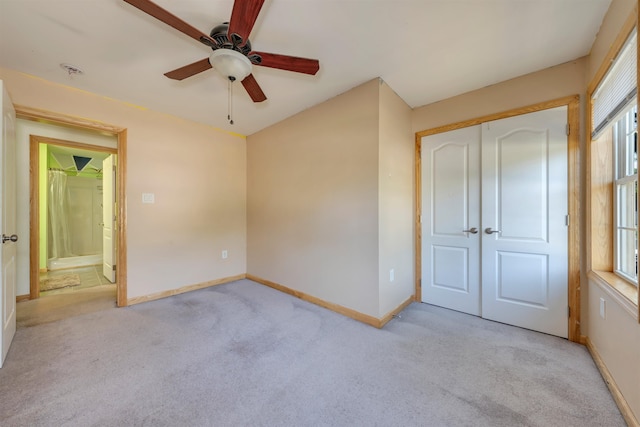 15 4th Ave, Cape May Court House, NJ 08210 - unfurnished bedroom featuring carpet flooring, a closet, and ceiling fan