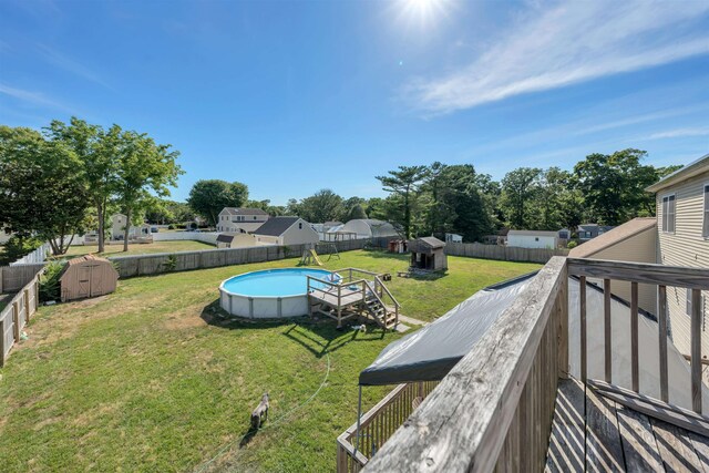 15 4th Ave, Cape May Court House, NJ 08210 - fenced backyard featuring a storage unit