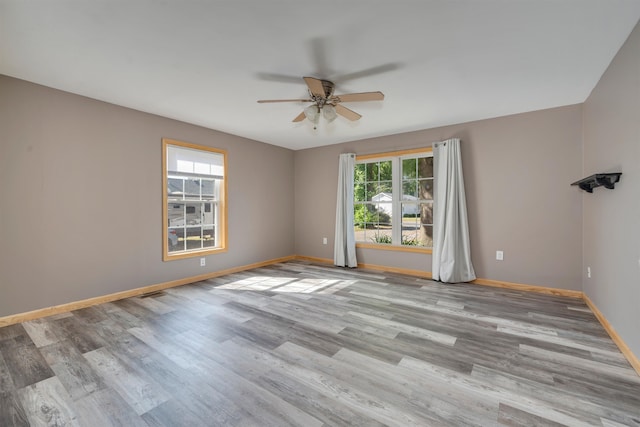 15 4th Ave, Cape May Court House, NJ 08210 - spare room featuring ceiling fan, healthy amount of natural light, and wood finished floors