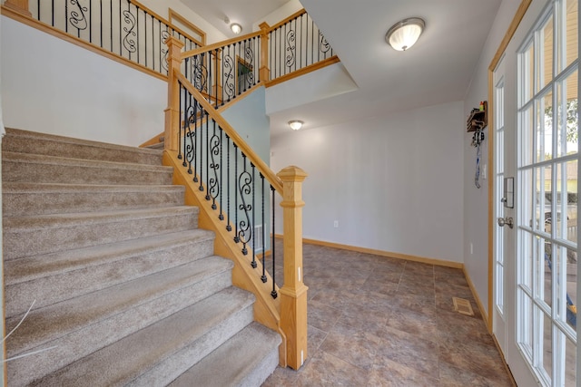 15 4th Ave, Cape May Court House, NJ 08210 - stairs featuring baseboards and stone finish floors