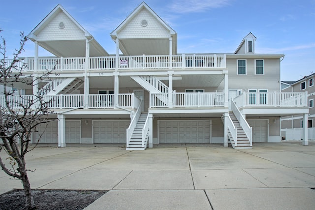 view of raised beach house