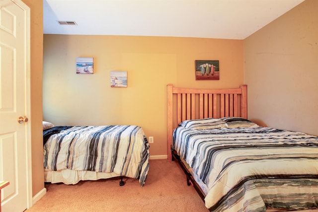 bedroom with carpet flooring