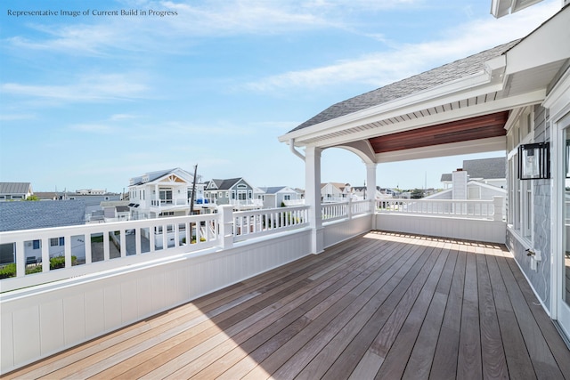 288 86th St, Stone Harbor, NJ 08247 - wooden deck with a residential view