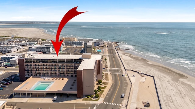 bird's eye view of extended coastline