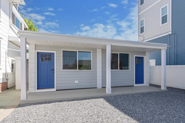 233 E Juniper Ave Unit A, Wildwood, NJ 08260 - property entrance featuring covered porch