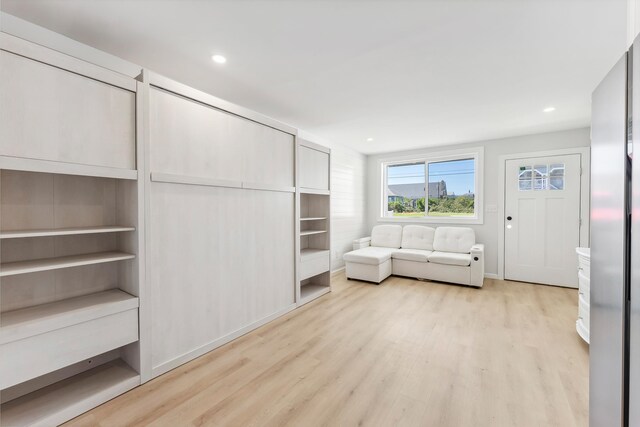 233 E Juniper Ave Unit A, Wildwood, NJ 08260 - foyer featuring light wood-type flooring and recessed lighting
