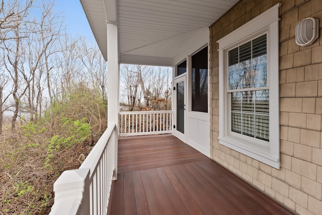 3005 Shore Dr, Cape May Beach, NJ 08251 - deck featuring covered porch