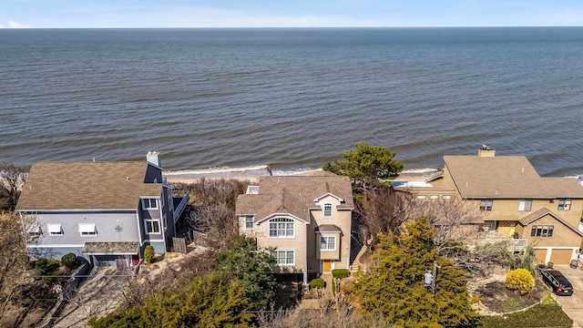 3005 Shore Dr, Cape May Beach, NJ 08251 - bird's eye view featuring a water view