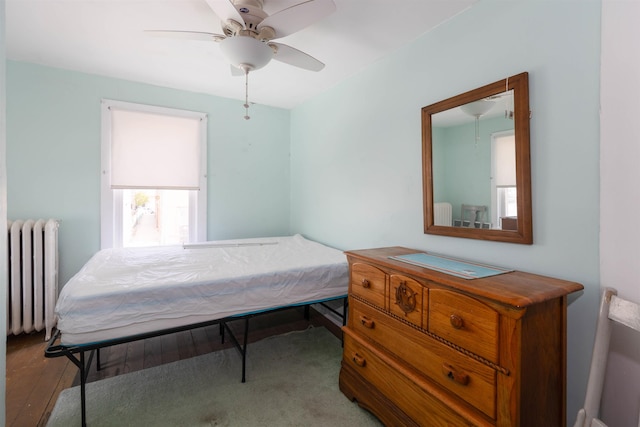 112 E Montgomery Ave, Wildwood, NJ 08260 - bedroom with a ceiling fan and radiator heating unit