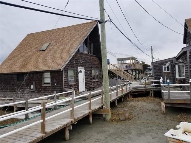 view of dock area