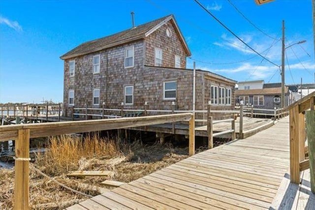view of dock