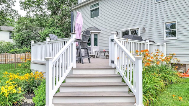 13 Mooring Cir, Seaville, NJ 08230 - wooden deck featuring stairway