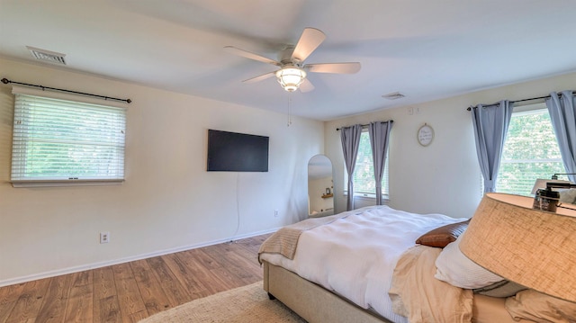 13 Mooring Cir, Seaville, NJ 08230 - bedroom featuring wood finished floors and a ceiling fan