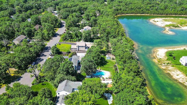 13 Mooring Cir, Seaville, NJ 08230 - drone / aerial view of a large body of water and a heavily wooded area