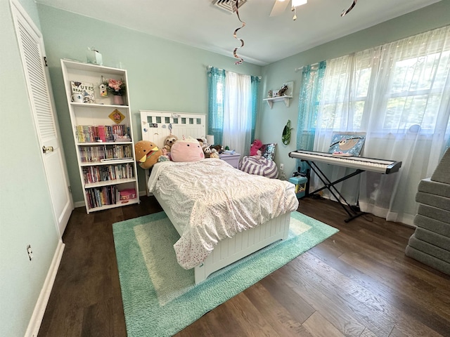 49 Hope Corson Rd, Ocean View, NJ 08230 - bedroom featuring baseboards and wood finished floors