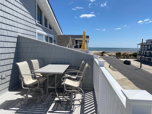 25 81st St W, Unit West, Sea Isle City, NJ 08243 - balcony featuring a water view