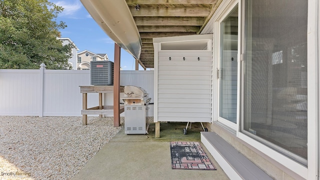 25 81st St W, Unit West, Sea Isle City, NJ 08243 - view of patio / terrace featuring fence and grilling area
