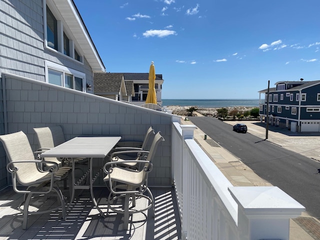 25 81st St W, Unit West, Sea Isle City, NJ 08243 - balcony featuring a water view