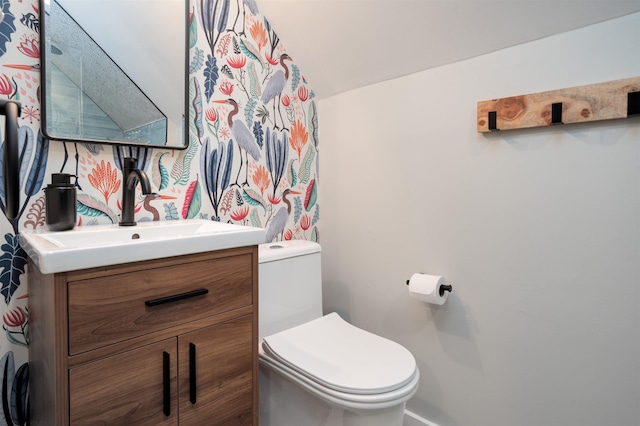 512 Robin Rd, Villas, NJ 08251 - half bathroom with toilet, vanity, and baseboards