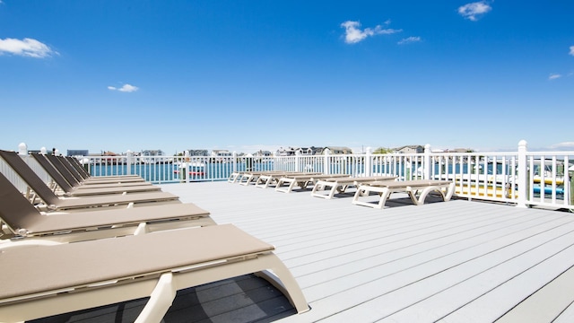 351 96th St Unit 209, Stone Harbor, NJ 08247 - wooden deck with a water view