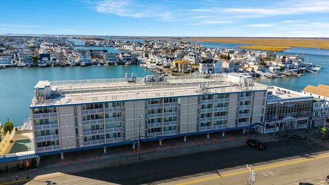 351 96th St Unit 209, Stone Harbor, NJ 08247 - drone / aerial view of a large body of water and apartment complex