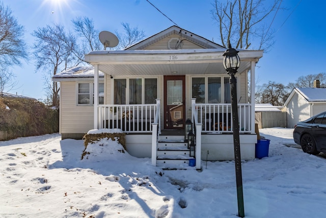 view of bungalow-style home