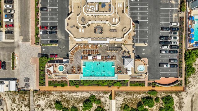 9601 Atlantic Ave Unit 310, Lower Township, NJ 08260 - drone / aerial view of a pool