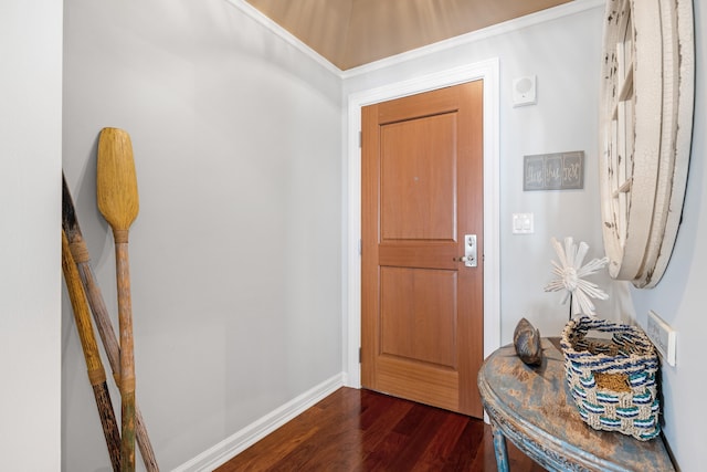 9601 Atlantic Ave Unit 310, Lower Township, NJ 08260 - foyer with dark wood-style floors and baseboards