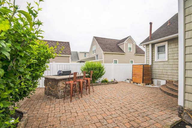 6110 Seaview Ave, Wildwood Crest, NJ 08260 - view of patio with area for grilling