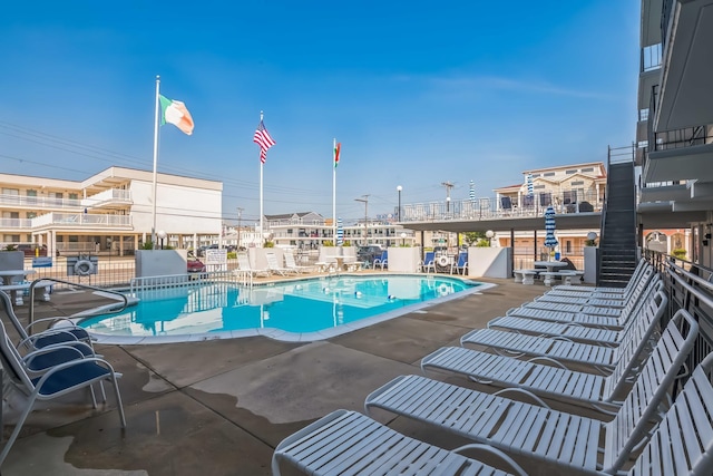 405 Ocean Ave Unit 110, North Wildwood, NJ 08260 - community pool featuring a patio