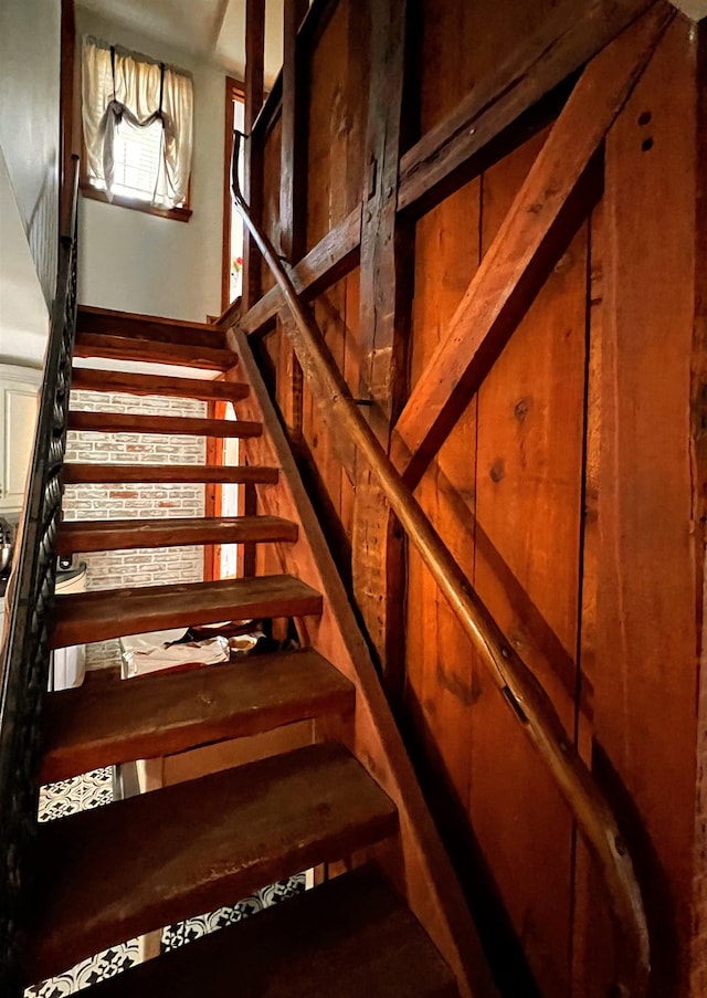 view of staircase