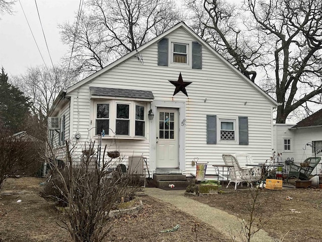 view of rear view of house