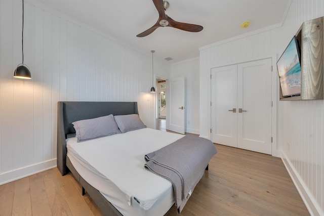 101 Harvard Ave, Cape May Point, NJ 08212 - bedroom featuring light wood finished floors, baseboards, and ornamental molding