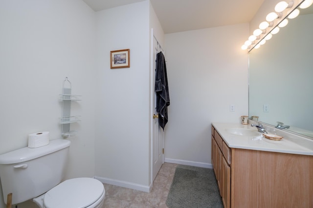 324 E 23rd Ave Unit A, North Wildwood, NJ 08260 - bathroom with toilet, vanity, and tile patterned floors