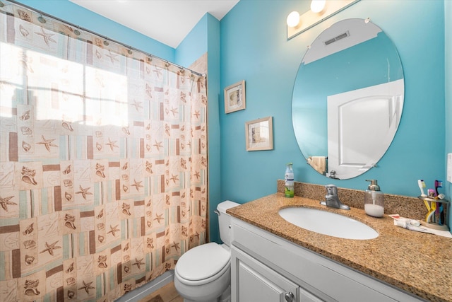 3814 Landis Ave Unit 1, Sea Isle City, NJ 08243 - bathroom featuring walk in shower, vanity, and toilet