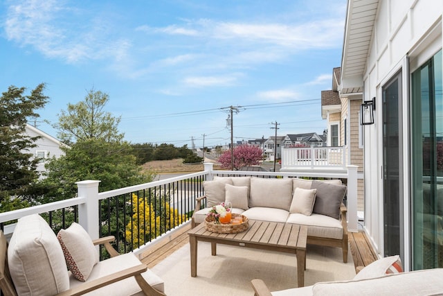 255 117th St Unit 2, Stone Harbor, NJ 08247 - balcony with an outdoor living space