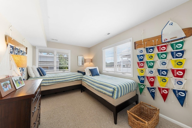 255 117th St Unit 2, Stone Harbor, NJ 08247 - bedroom with baseboards, carpet flooring, and visible vents